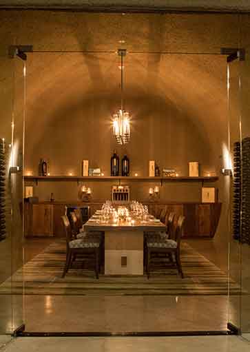Private Tasting Rooms in Cave