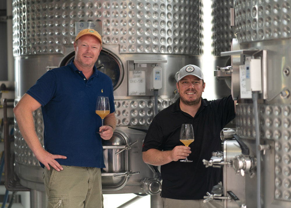Winemakers Kirk Venge and Derek Taylor