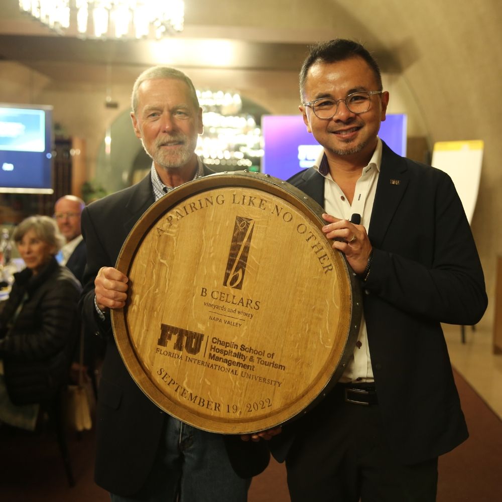 Duffy with Dean Cheng Duffy Keys with FIU Chapin School Dean Cheng