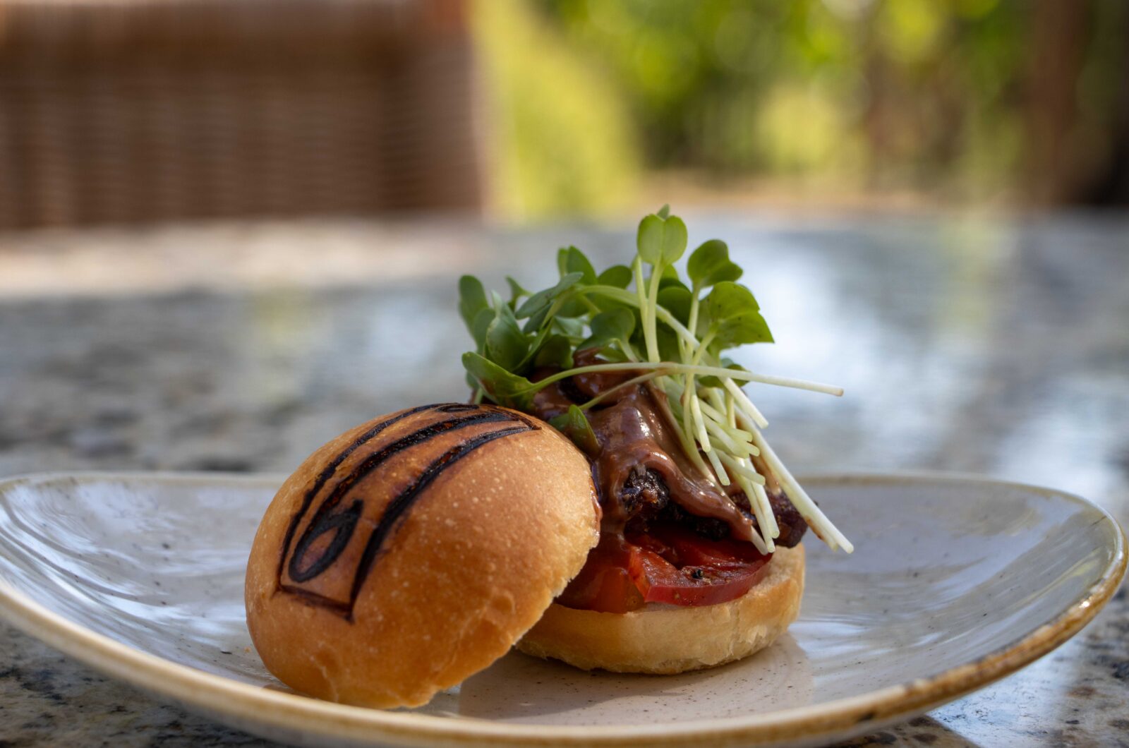 BLT with Candied Bacon and Smoked Cherry Aioli